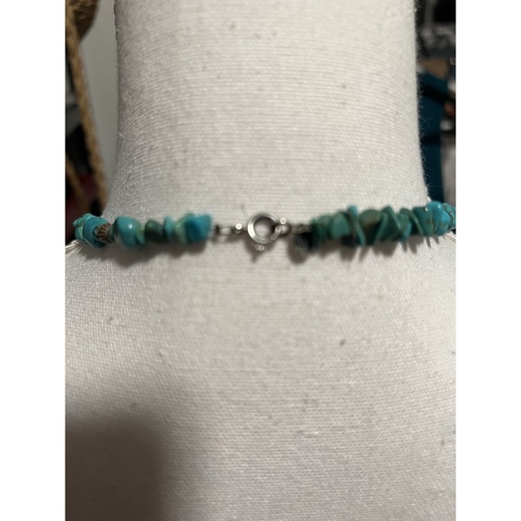 Carolyn Pollack Sterling Silver Green & Blue Turquoise Beaded 18" Necklace - Picture 10 of 10